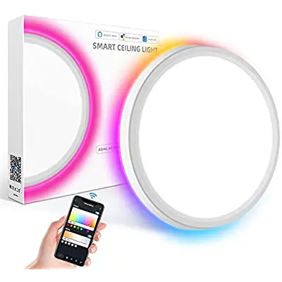 Minpory Dec759ed905ef3f60966924fb3964441 Smart Ceiling Light Works with Alexa
