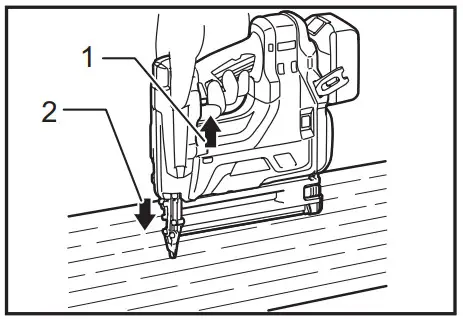 makita DBN500 Cordless Brad Nailer- Continuous