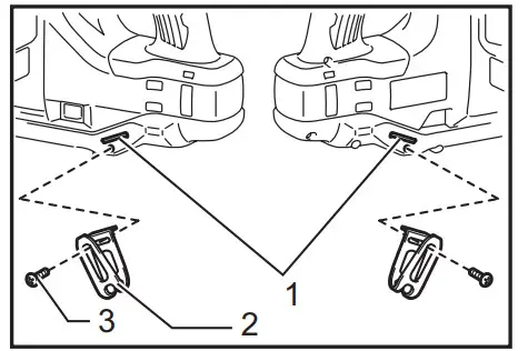makita DBN500 Cordless Brad Nailer- Hook 2
