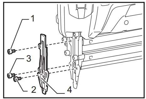 makita DBN500 Cordless Brad Nailer- Removing jamme