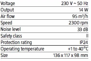 anslut 012676 Bathroom Fan fig 1