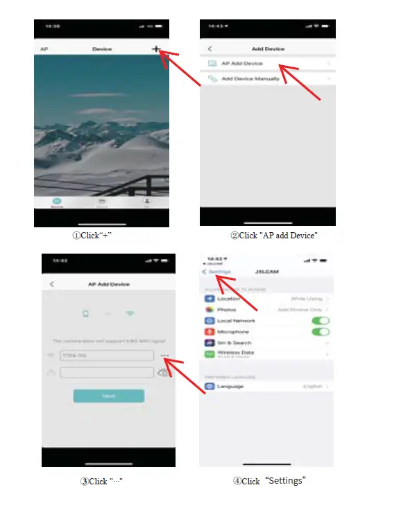 SUNSKY RD03 Wifi Cameras Instruction 4