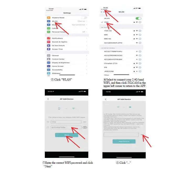 SUNSKY RD03 Wifi Cameras Instruction 5