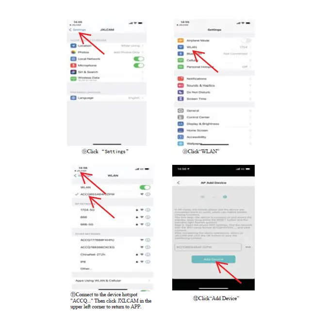 SUNSKY RD03 Wifi Cameras Instruction 6