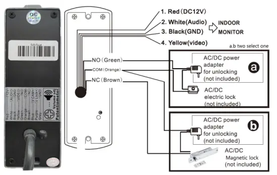 Outdoor unit connection diagram