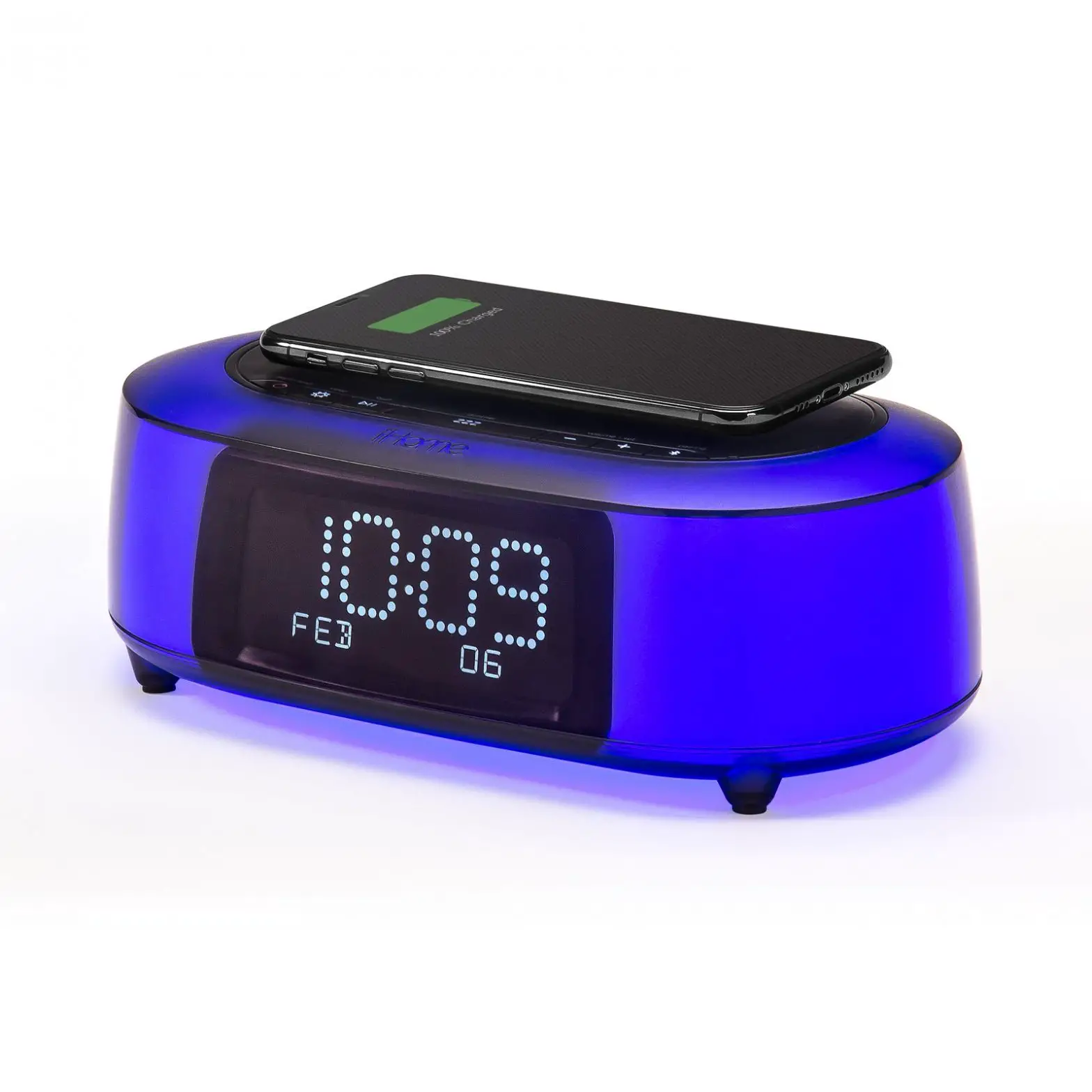 Ihome Wireless Charging Dual Alarm Clock Speaker System User Guide