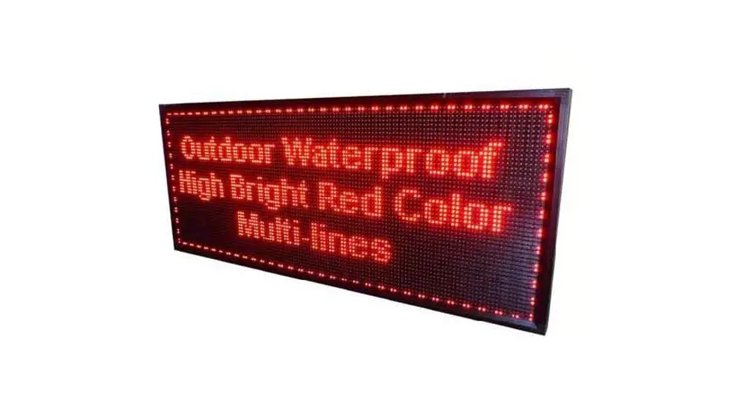 Daktronics Large Matrix Galaxy Gs6 Series 19.8mm Monochrome Message Displays Installation Guide