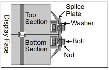 DAKTRONICS Large Matrix Galaxy GS6 Series 19.8mm Monochrome Message Displays - mount disply 1