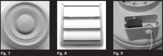 Spruce RB Series 8 Inch Ventilation Fan - Installation Figures 2