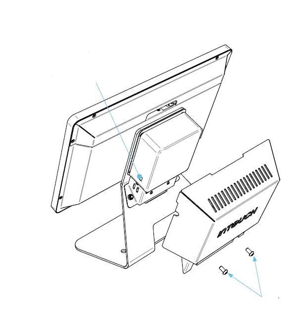 INTOUCH KIO-LITE-156L -15.6-Inch -Touch -Screen -Kiosk -Landscape -fig 2