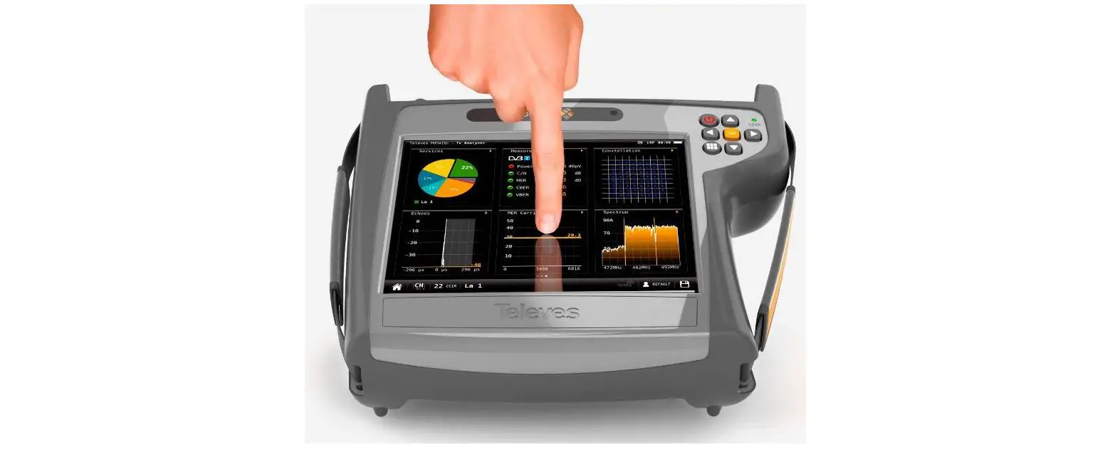 Televes Mosaiq6 Multi-touch Meter/analyser User Guide