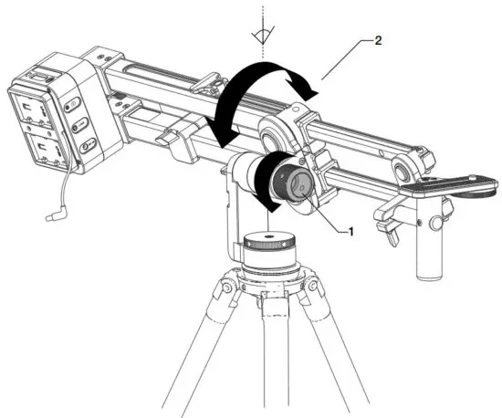 edelkrone JIBONE V2 Ultra Compact Motorized Jib - ADJUSTING THE OPERATION ANGLE