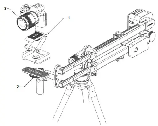 edelkrone JIBONE V2 Ultra Compact Motorized Jib - ATTACHING THE CAMERA