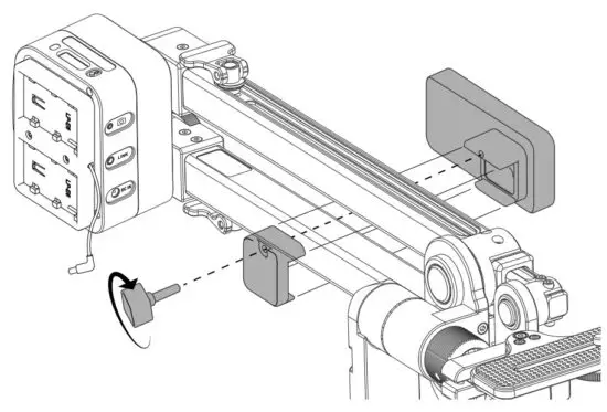 edelkrone JIBONE V2 Ultra Compact Motorized Jib - COUNTERWEIGHT