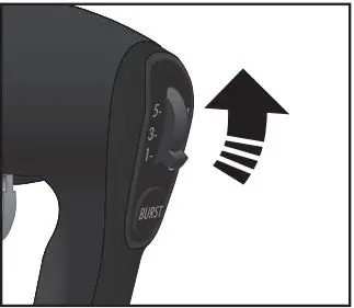 Hamilton Beach Hand Mixer User Manual - Move the speed dial to desired speed