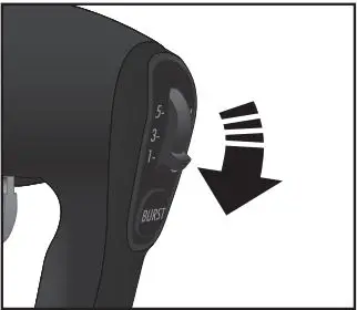 Hamilton Beach Hand Mixer User Manual - When finished mixing move the speed dial off