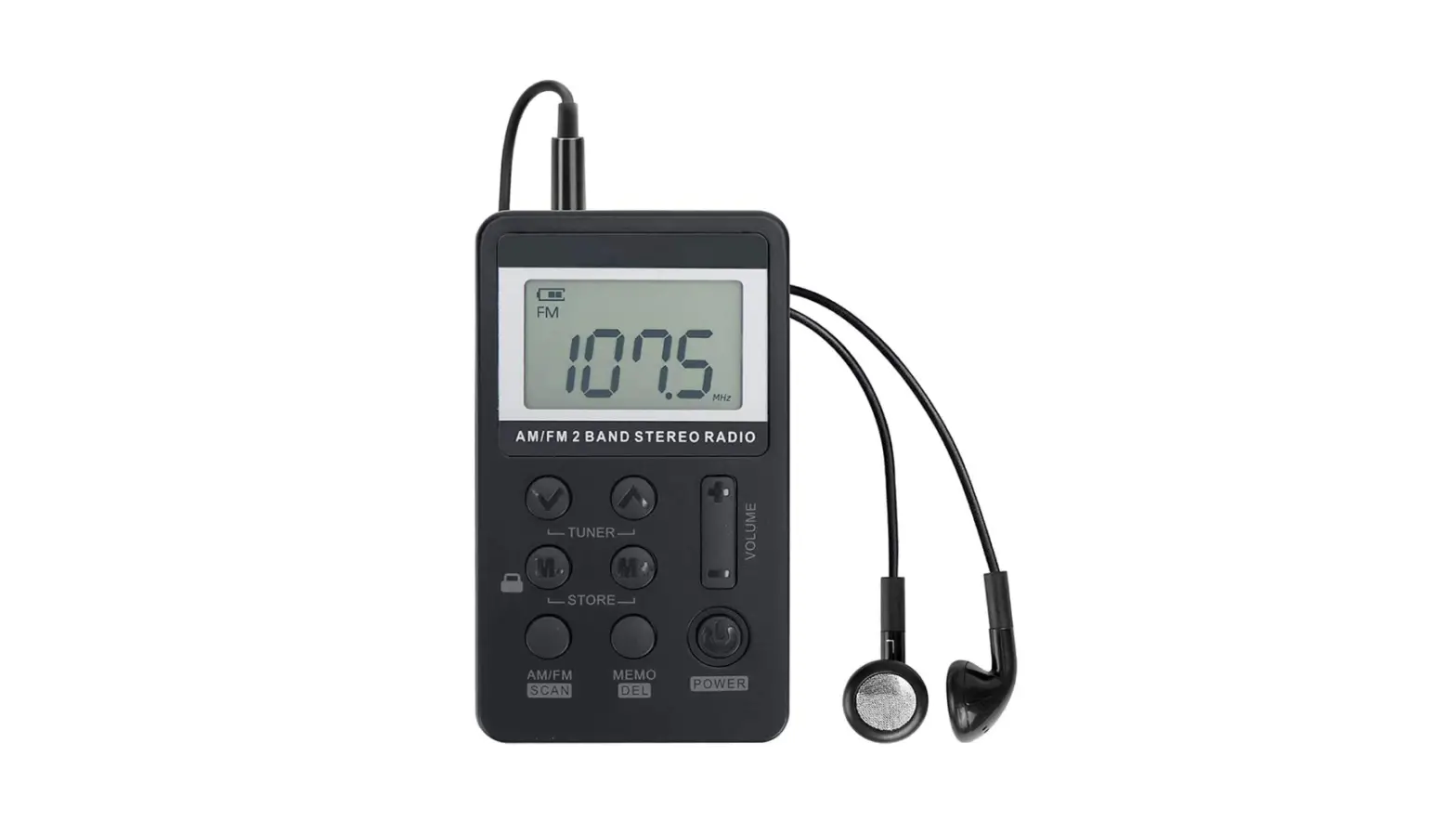 Personal Am/fm Pocket Radio Portable Vr-robot, Mini Digital Tuning Walkman Radio, With Rechargeable Battery-complete Features/user Mnaual