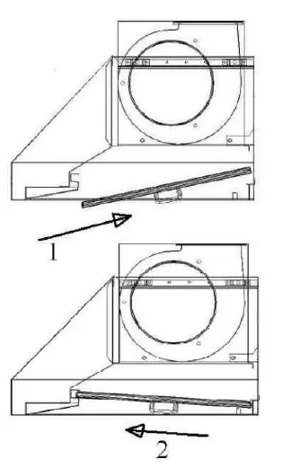 Install baffle filters
