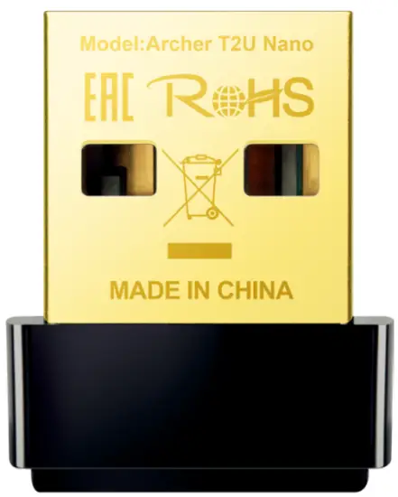 tp-link AC600 Nano Wireless USB Adapter Archer T2U Nano - FIG 1