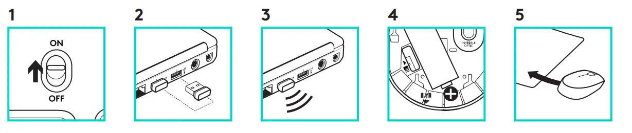 logitech B170 Wireless Mouse 3