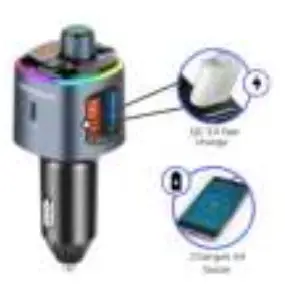 WEGMAN Bluetooth FM Transmitter - Charging through USB