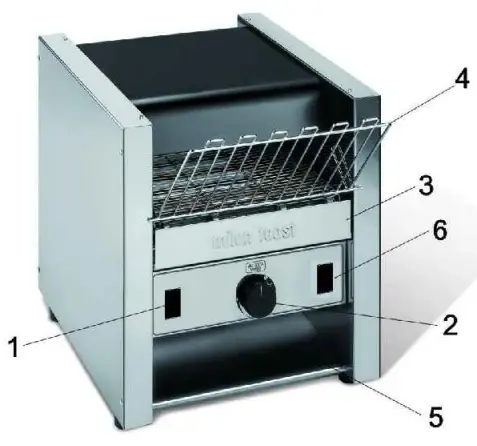 MILANTOAST 18001 Conveyor Toaster - fig 1
