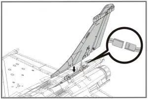 Vertical stabilizer installation