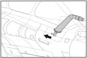diagram, engineering drawingInstallation of the fuel probe