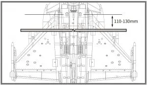 Check the C.G. (Center of gravity)