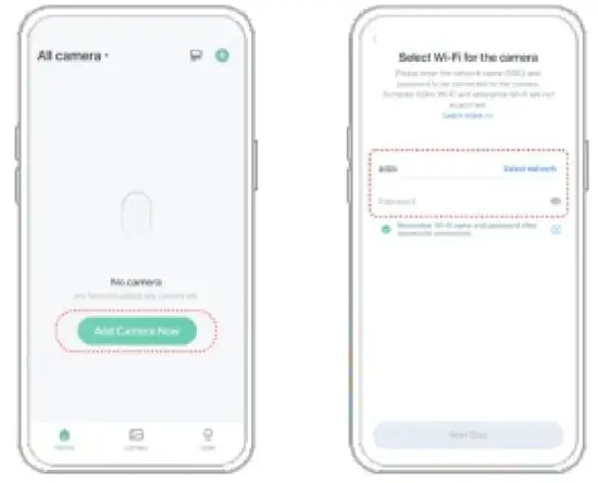FIG 5 Set up the camera