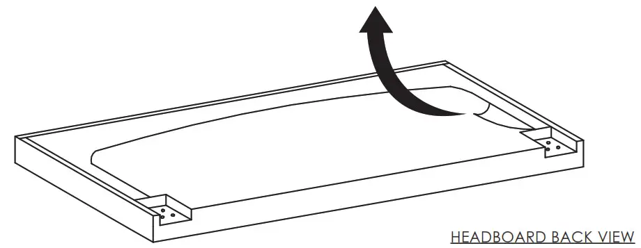 dg casa BARDY Panel Bed - COMPONANTS AND HARDWARE