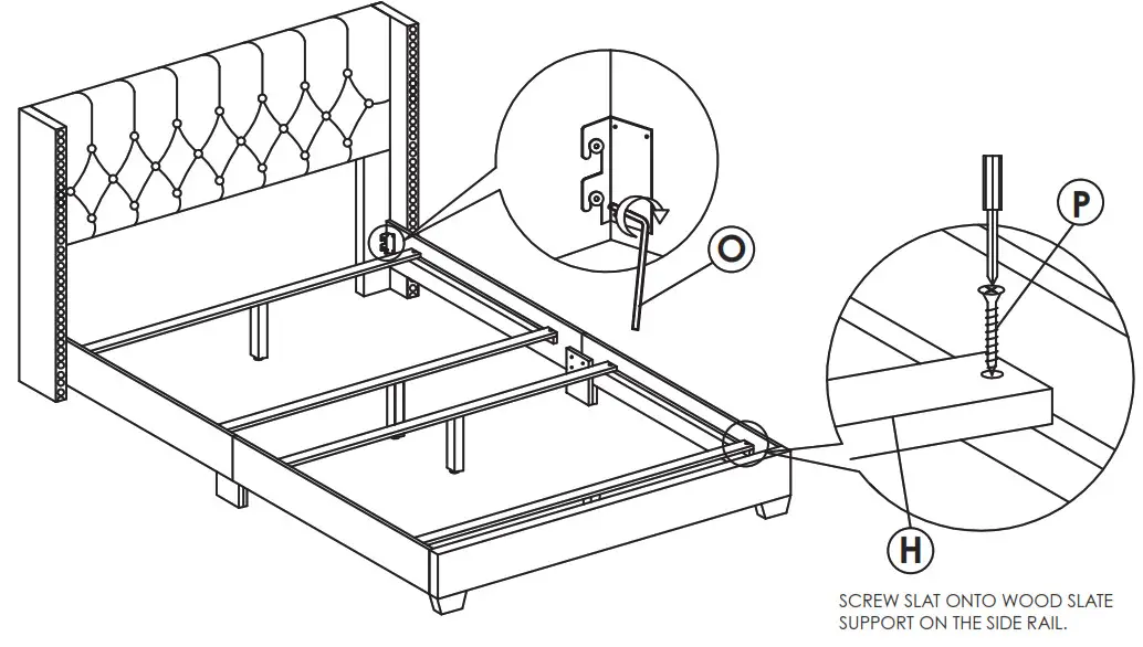 dg casa BARDY Panel Bed - STEP 9