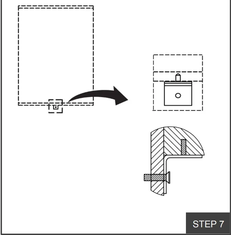 overstock LED Lighted Medicine Cabinet - STEP 18