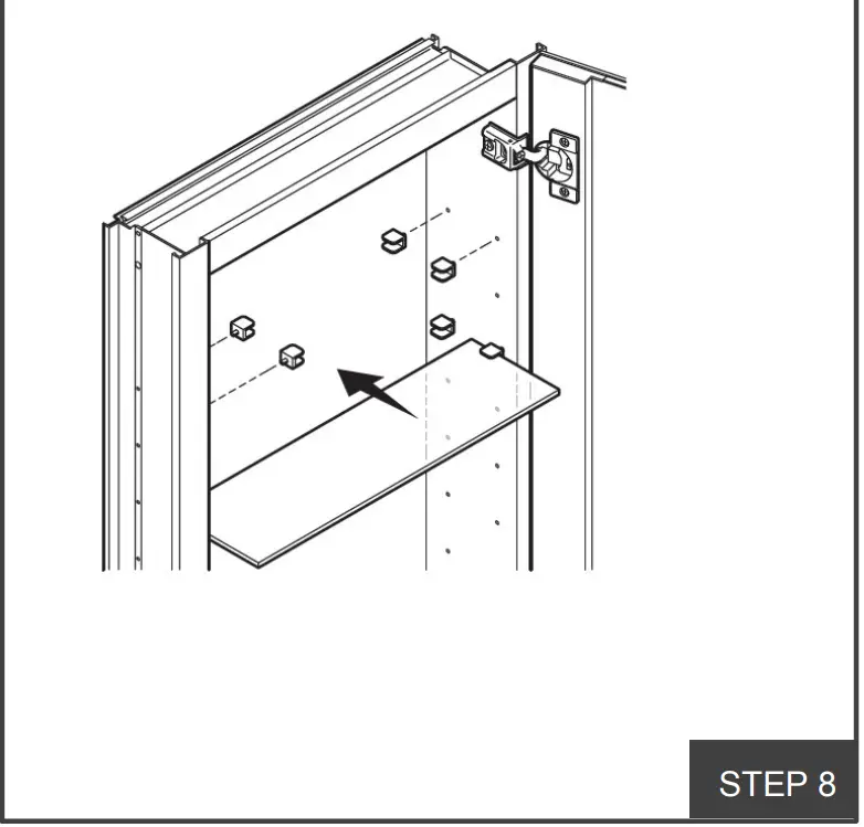 overstock LED Lighted Medicine Cabinet - STEP 19