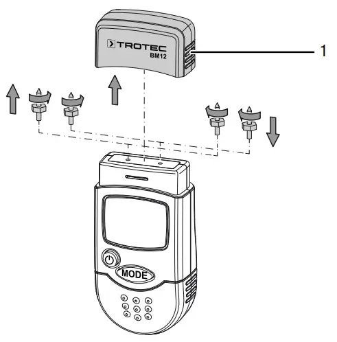 TROTEC BM12 Moisture Measuring Device - 7