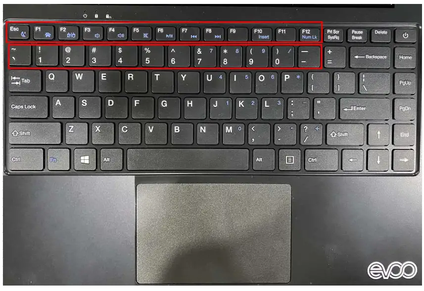 Evoo N140I2A7 Notebook - combinations