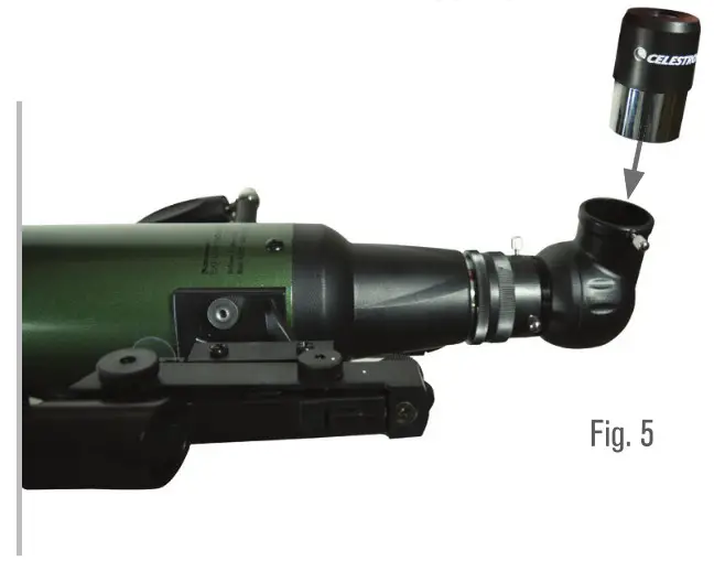 Celestron ExploraScope - Assembling - THE EYEPIECES