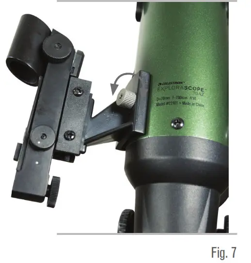 Celestron ExploraScope - Assembling - THE STARPOINTER FINDERSCOPE