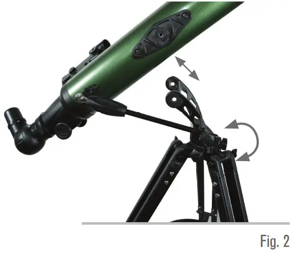 Celestron ExploraScope - Assembling - THE TELESCOPE TUBE