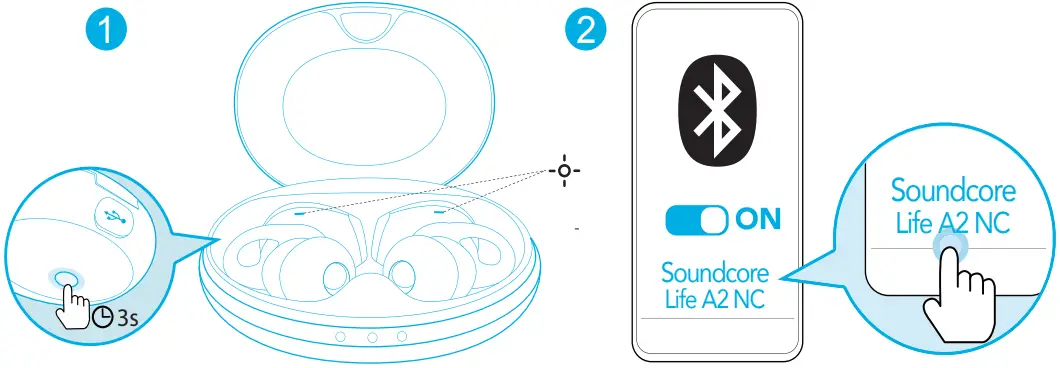 Soundcore Wireless Multi Mode Noise Canceling Earbuds G
