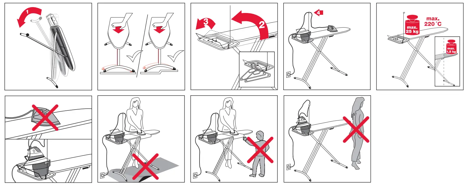 LEIFHEIT 72567 Air Board Express Ironing Board -