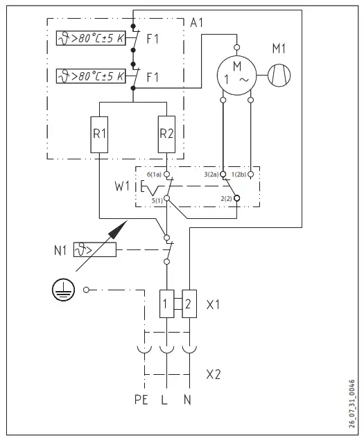 STIEBEL ELTRON CK 20 S Rapid Heater - 18.5 Wiring diagram CKR 20 S