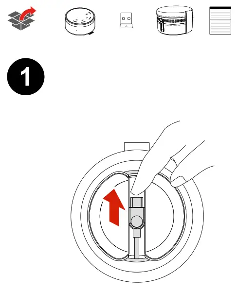 Lenovo 4XD1C82055 Go Wired Speakerphone - fig