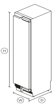 FISHER PAYKEL RS4621FRJK1 Integrated Column Freezer-fig2