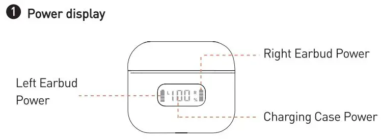 Tranya F1 True Wireless Earbuds User Manual - Charging