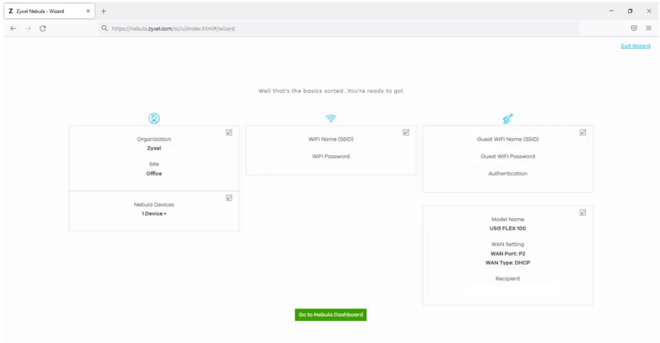ZYXEL USG20 VPN Series SOP for Firewall Onboarding to Nebula - fig 19