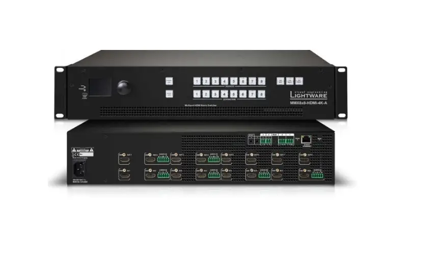 Lightware Mmx8x8-hdmi-4k-a-usb20 Standalone 8x8 Matrix Switcher User Guide