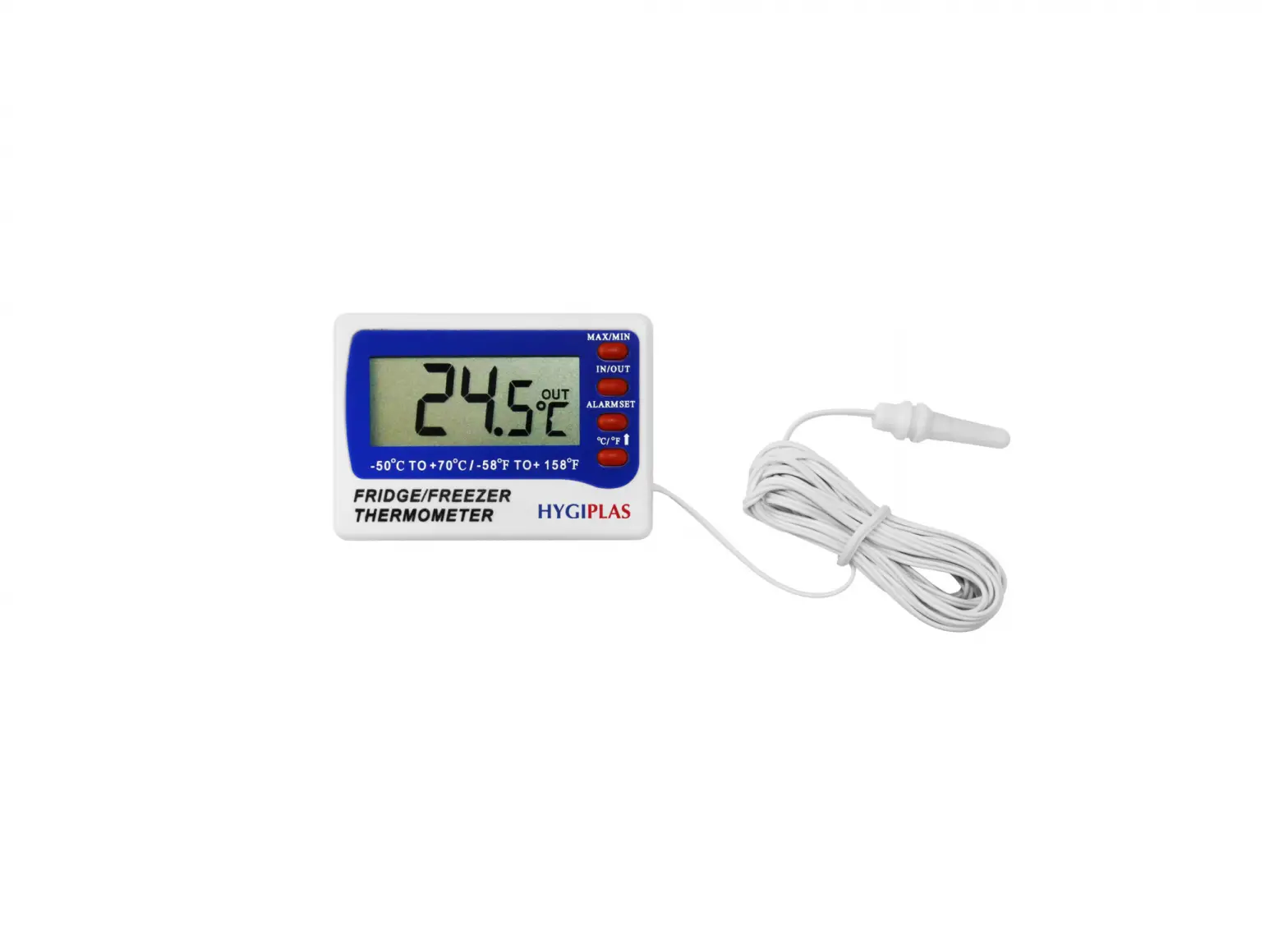 Hygiplas Digital Fridge/freezer Thermometer Handleiding User Manual