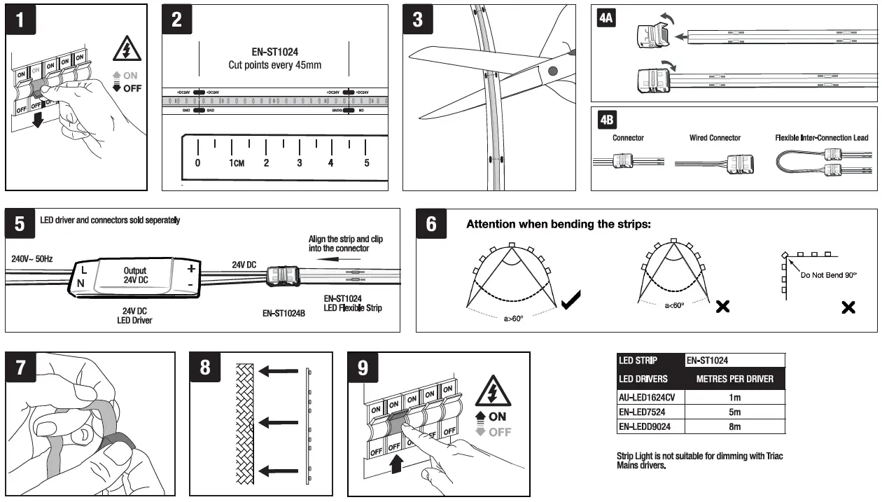 Aurora-EN-ST1024-LEDLINE-COB-IP20-Flexible-24V-LED-Strip-fig-1