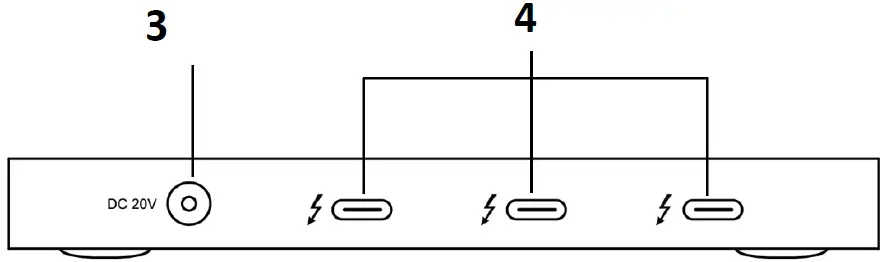 EDIMAX TD-405BP 5-in-1 Thunderbolt 4 Mini Docking Station-5
